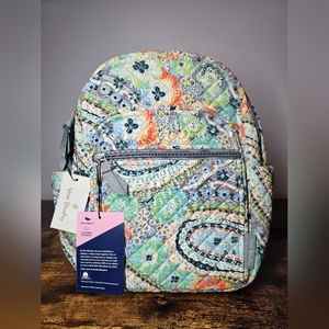 NWT Vera Bradley Small Backpack Citrus Paisley cotton